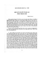 DSpace at VNU: Một số vấn đề về nội các Trần Trọng Kim