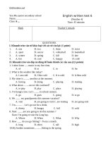 de kiem tra 45 phut anh 6 thcs yen phu 32986