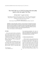 DSpace at VNU: Học thuyết đức trị và vấn đề xây dựng nhà nước pháp quyền xã hội chủ nghĩa Việt Nam