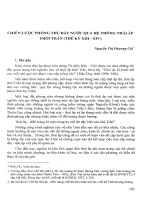 DSpace at VNU: Chiến lược phòng thủ đất nước qua hệ thống thái áp thời Trần ( thế kỷ XIII- XIV)