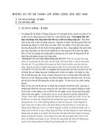 NHỮNG  cơ  sở  để  THÀNH  lập  ĐẢNG  CỘNG  sản  VIỆT  NAM 