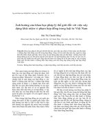 DSpace at VNU: Ảnh hưởng của khoa học pháp lý thế giới đối với việc xây dựng khái niệm vi phạm hợp đồng trong luật tư Việt Nam