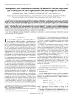 DSpace at VNU: Multiguiders and nondominate ranking differential evolution algorithm for multiobjective global optimization of electromagnetic problems