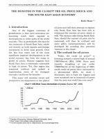 DSpace at VNU: The monster in the closet? The oil price shock and The South Eaat Asan economy