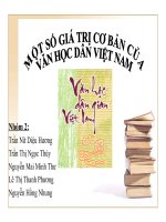 Tuần 2. Khái quát văn học dân gian Việt Nam