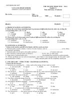 de thi hk 2 tieng anh 11 co ban 28121