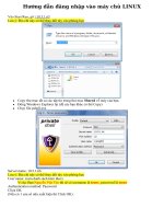 Hướng dẫn đăng nhập vào máy chủ LINUX.doc