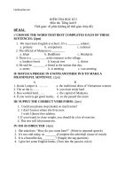 de kiem tra hki tieng anh khoi 9 cuc hay 77681