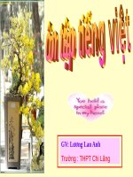 Tuần 33. Ôn tập phần Tiếng Việt