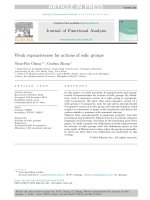 DSpace at VNU: Weak expansiveness for actions of sofic groups