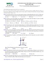 de thi thu mon hoa bao dan tri va hoc mai