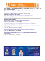 DSpace at VNU: Valve behavior of giant magnetoimpedance in field-annealed Co70Fe5Si15Nb2.2Cu0.8B7 amorphous ribbon