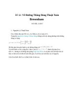 thuật toán vẽ đường thẳng bresenham