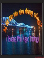 Tuần 17. Ai đã đặt tên cho dòng sông?