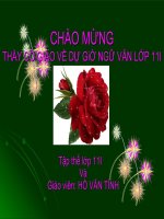 Tuần 11. Luyện tập vận dụng kết hợp các thao tác lập luận phân tích và so sánh