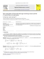 DSpace at VNU: New inequalities of Ostrowski-like type involving n knots and the L-p-norm of the m-th derivative