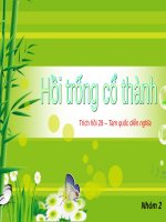 Tuần 26. Hồi trống cổ Thành