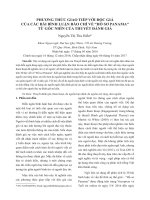 DSpace at VNU: PHƯƠNG THỨC GIAO TIẾP VỚI ĐỘC GIẢ CỦA CÁC BÀI BÌNH LUẬN BÁO CHÍ VỀ “HỒ SƠ PANAMA” TỪ GÓC NHÌN CỦA THUYẾT ĐÁNH GIÁ