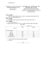 de thi hki dia ly 11 co ban thpt chu van an 33089