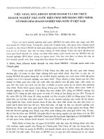 DSpace at VNU: Việc giao, bán, khoán kinh doanh và cho thuê doanh nghiệp nhà nước biện pháp mới trong tiến tình cổ phần hóa doanh nghiệp Nhà nước ở Việt Nam