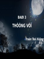 Tuần 3. Thương vợ.