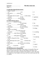 de kiem tra hki tieng anh 6 cuc hay 49508