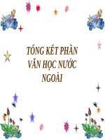 Bài 32. Tổng kết phần Văn học nước ngoài