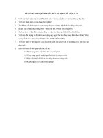 ĐỀ CƯƠNG ôn tập môn vấn đề LAO ĐỘNG và VIỆC làm 