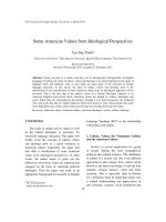 DSpace at VNU: Some American Values from Ideological Perspectives