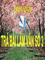 Tuần 15. Trả bài làm văn số 3