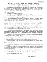 Hồ sơ tổ chuyên môn - Hội đồng bộ môn tin học tân châu NOI QUY PHONG MAY