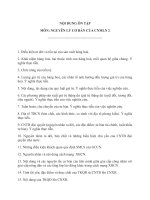 NỘI DUNG ôn tập môn NGUYÊN lý cơ bản của CNMLN 2   copy 