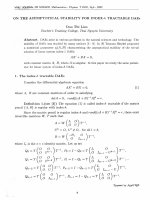 DSpace at VNU: On the asymptotical stability for index-k tractable daes