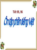 Tuần 33. Ôn tập phần Tiếng Việt