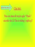 Tuần 27. Số phận con người