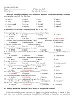 de kiem tra so 2 tieng anh 11 89610