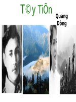 Tuần 7. Tây Tiến