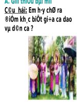 Tuần 9. Ca dao than thân