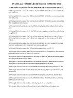 KỸ NĂNG GIẢI TRÌNH số LIỆU kế TOÁN KHI THANH TRA THUẾ 