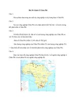 Bài tập địa lí lớp 7 - Đào Thị Huyền-SP ĐỊA K39CLC Bài tập bài 30 dl7