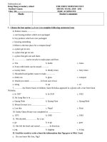 de kiem tra 45 phut tieng anh lop 8 72250