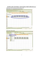 HƯỚNG dẫn VẼ ĐƯỜNG CHUẨN BẰNG PHẦN mềm MS exel 