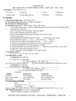 de cuong on tap hki tieng anh 6 chuan 87203