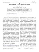 DSpace at VNU: Search for Structure in the B-s(0)pi(+ -) Invariant Mass Spectrum