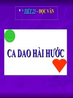 Tuần 10. Ca dao hài hước