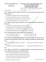 De thi thu mon Su truong THPT Dong Dau   [Exam24h.com]