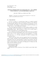 DSpace at VNU: CHARACTERIZATION OF DOMAINS IN C-n BY THEIR NONCOMPACT AUTOMORPHISM GROUPS