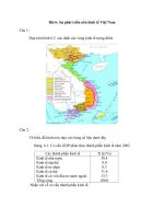 Bài tập địa lí lớp 8 - Đào Thị Huyền-SP ĐỊA K39CLC Bài tập bài6  dl8