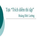 Tuần 21. Tựa 