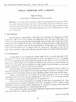 DSpace at VNU: Small modules and Qf-Rings